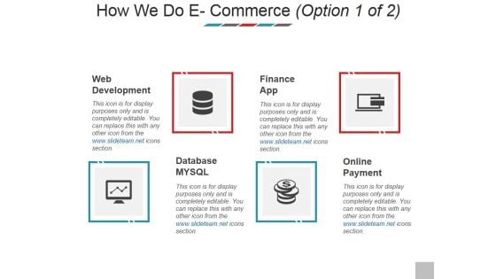 How We Do E Commerce Ppt PowerPoint Presentation Icon Objects