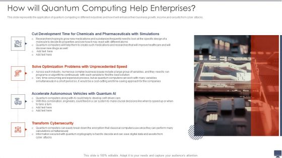 How Will Quantum Computing Help Enterprises Ppt Icon Deck PDF