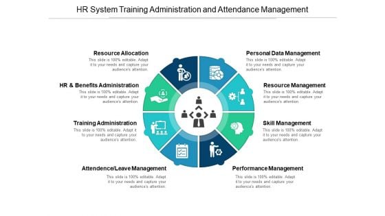 Hr System Training Administration And Attendance Management Ppt PowerPoint Presentation Gallery Visuals