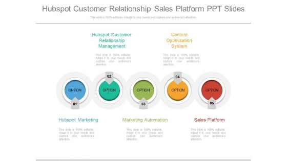 Hub Spot Customer Relationship Sales Platform Ppt Slides