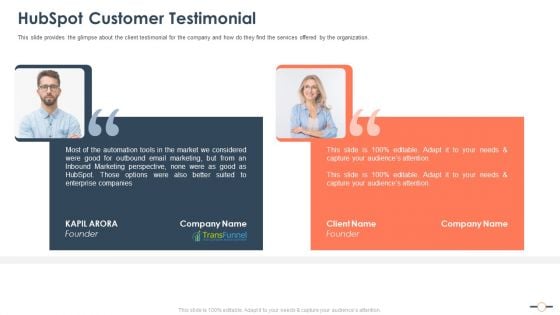 Hubspot Stockholder Capital Raising Hubspot Customer Testimonial Guidelines PDF