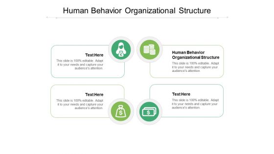 Human Behavior Organizational Structure Ppt PowerPoint Presentation Deck Cpb Pdf
