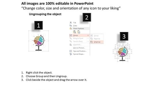 Human Brain Design With Icons Powerpoint Template