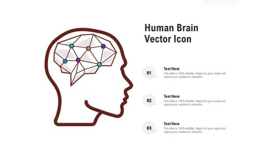 Human Brain Vector Icon Ppt PowerPoint Presentation Styles Aids