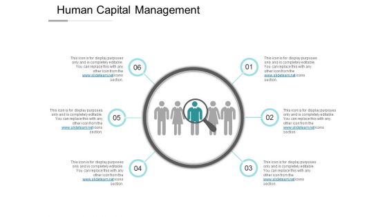 Human Capital Management Ppt PowerPoint Presentation Visual Aids Icon