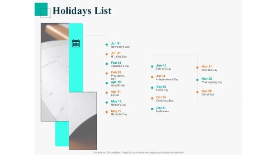 Human Capital Management Procedure Holidays List Ppt Professional Layout Ideas PDF Human Capital Management Procedure Holidays List Ppt Professional Layout Ideas PDF
