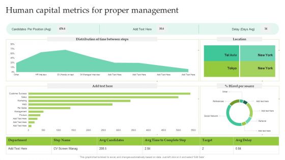 Human Capital Metrics For Proper Management Ppt Show Inspiration PDF