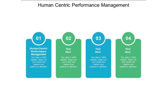 Human Centric Performance Management Ppt PowerPoint Presentation Icon Templates Cpb