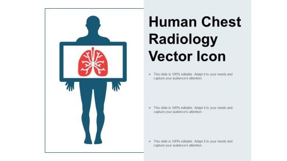 Human Chest Radiology Vector Icon Ppt PowerPoint Presentation Icon Pictures