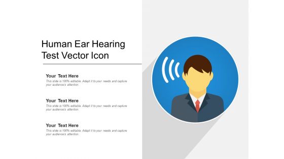 Human Ear Hearing Test Vector Icon Ppt PowerPoint Presentation File Background PDF