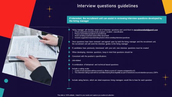 Human Focused Workforce Acquisition Interview Questions Guidelines Themes PDF