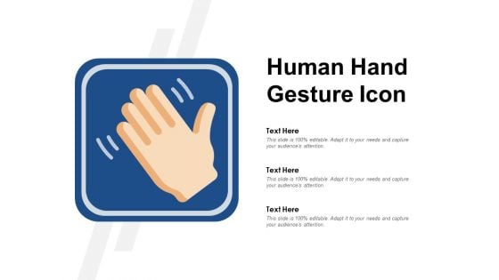 Human Hand Gesture Icon Ppt PowerPoint Presentation Infographics Show