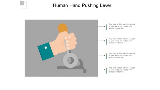 Human Hand Pushing Lever Ppt PowerPoint Presentation Pictures Show