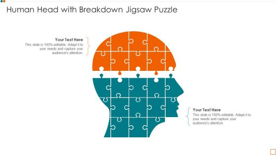 Human Head With Breakdown Jigsaw Puzzle Pictures PDF
