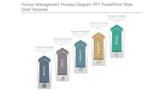 Human Management Process Diagram Ppt Powerpoint Slide Deck Template