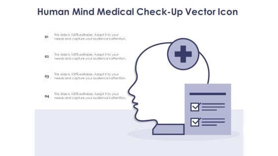 Human Mind Medical Check Up Vector Icon Ppt PowerPoint Presentation Show Clipart PDF