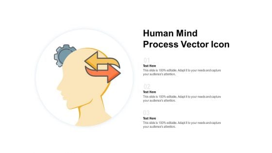 Human Mind Process Vector Icon Ppt PowerPoint Presentation Portfolio Picture