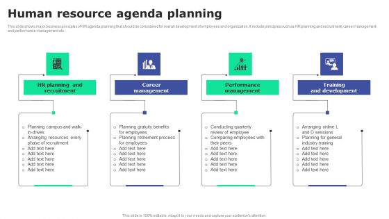 Human Resource Agenda Planning Microsoft PDF