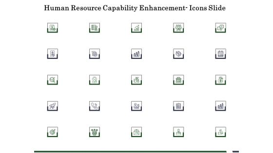 Human Resource Capability Enhancement Icons Slide Ppt Model Design Inspiration PDF
