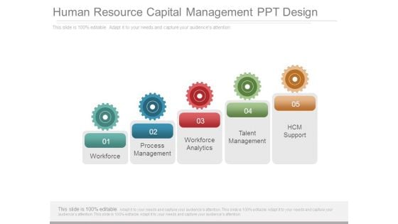 Human Resource Capital Management Ppt Design