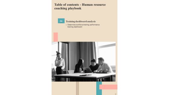 Human Resource Coaching Playbook Template