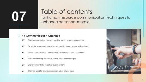 Human Resource Communication Techniques To Enhance Personnel Morale Ppt PowerPoint Presentation Complete With Slides