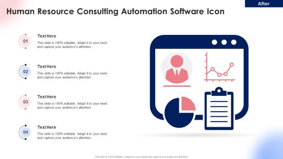 Human Resource Consulting Automation Software Icon Ppt Gallery Infographic Template PDF