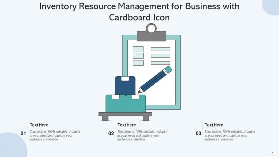 Human Resource Icon Business Inventory Ppt PowerPoint Presentation Complete Deck With Slides