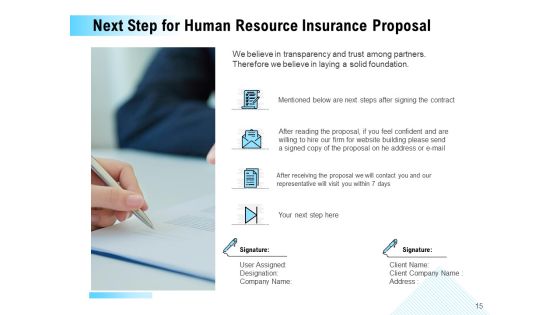 Human Resource Insurance Proposal Ppt PowerPoint Presentation Complete Deck With Slides Slide15