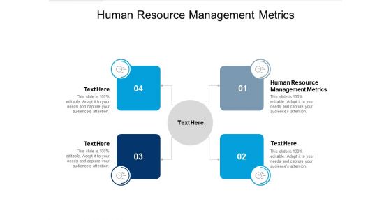 Human Resource Management Metrics Ppt PowerPoint Presentation Outline Example Cpb