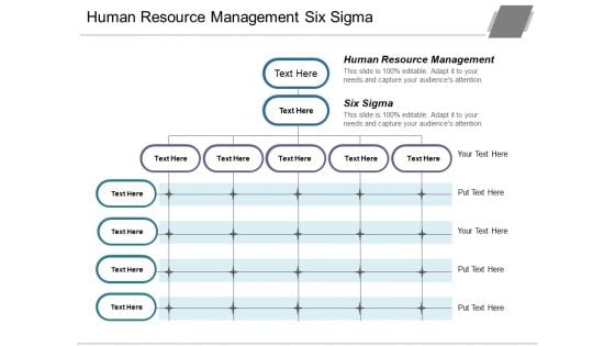 Human Resource Management Six Sigma Ppt PowerPoint Presentation Show Format