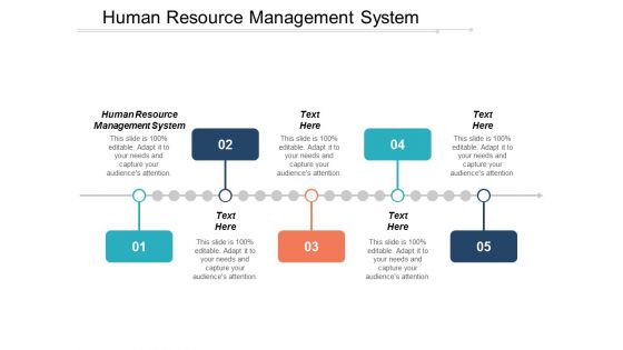 Human Resource Management System Ppt PowerPoint Presentation Ideas Graphic Tips Cpb