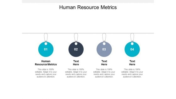 Human Resource Metrics Ppt PowerPoint Presentation Ideas Outline Cpb