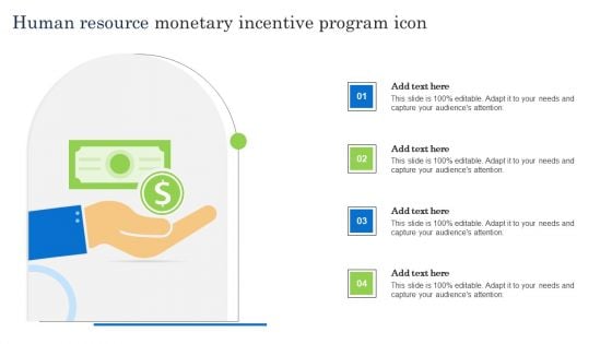 Human Resource Monetary Incentive Program Icon Summary PDF