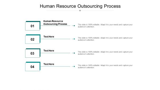 Human Resource Outsourcing Process Ppt PowerPoint Presentation Portfolio File Formats Cpb