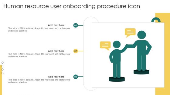 Human Resource User Onboarding Procedure Icon Rules PDF