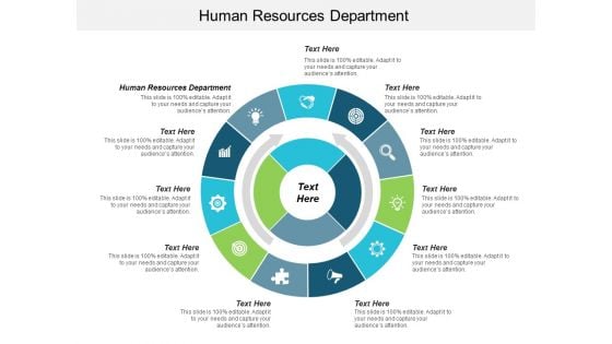 Human Resources Department Ppt PowerPoint Presentation Summary Structure Cpb