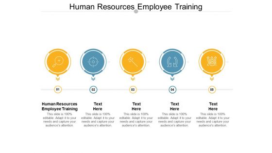 Human Resources Employee Training Ppt PowerPoint Presentation Gallery Graphics Example Cpb