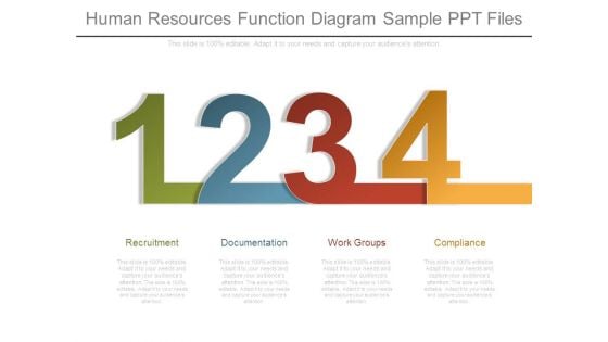 Human Resources Function Diagram Sample Ppt Files