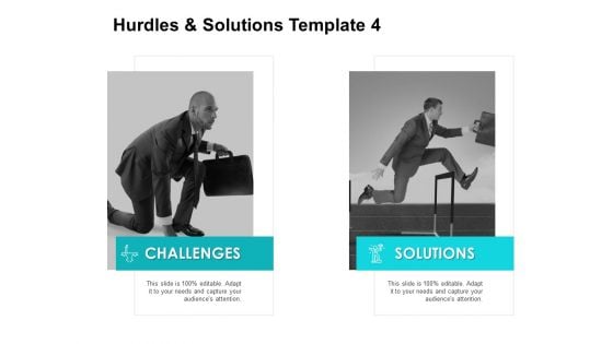 Hurdles And Solutions Template 4 Ppt PowerPoint Presentation Show Slides