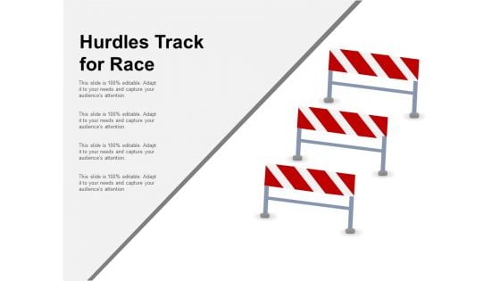 Hurdles Track For Race Ppt PowerPoint Presentation Show