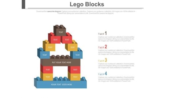 Hut Made Of Lego Blocks For Banking Solutions Powerpoint Slides