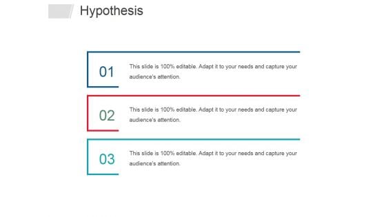 Hypothesis Ppt PowerPoint Presentation Ideas Smartart