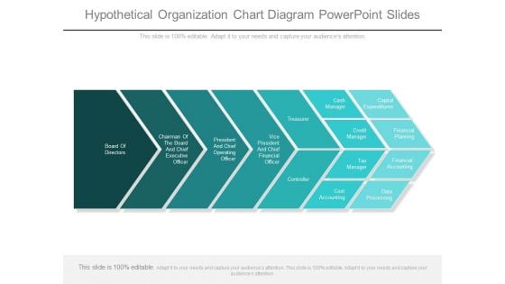 Hypothetical Organization Chart Diagram Powerpoint Slides