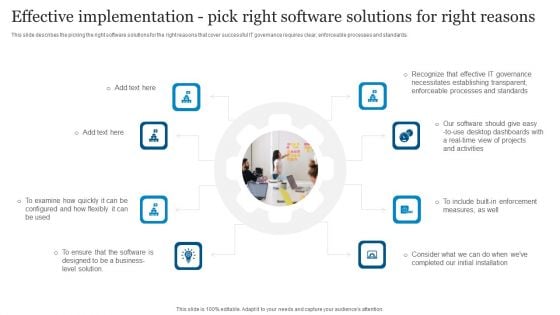 ICT Governance Effective Implementation Pick Right Software Solutions For Right Reasons Ppt Summary PDF ICT Governance Effective Implementation Pick Right Software Solutions For Right Reasons Ppt Summary PDF
