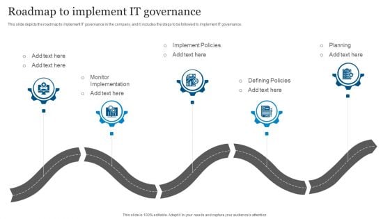 ICT Governance Roadmap To Implement IT Governance Ppt Infographics Samples PDF ICT Governance Roadmap To Implement IT Governance Ppt Infographics Samples PDF