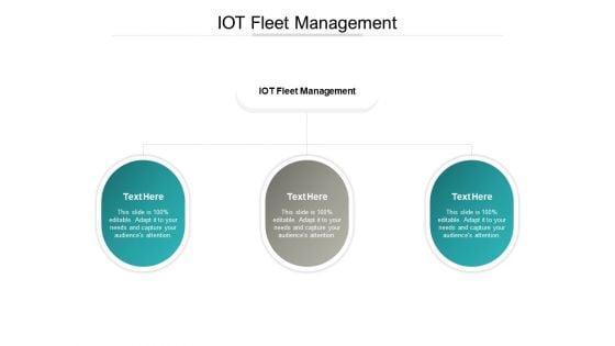 IOT Fleet Management Ppt PowerPoint Presentation Gallery Brochure Cpb Pdf