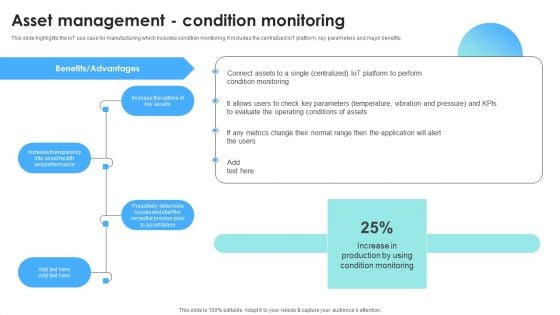 IOT Use Cases For Manufacturing Asset Management Condition Monitoring Designs PDF