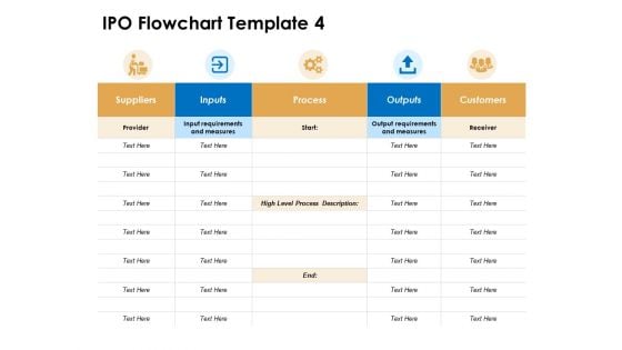 IPO Flowchart Customer Ppt PowerPoint Presentation Ideas Brochure