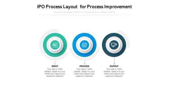 IPO Process Layout For Process Improvement Ppt PowerPoint Presentation Infographics Inspiration PDF